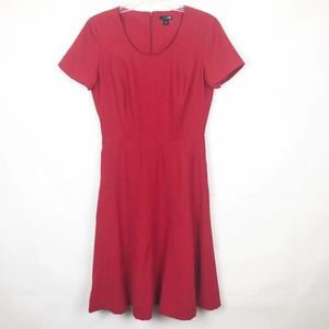 COPY - East 5th Short Sleeve Red Dress